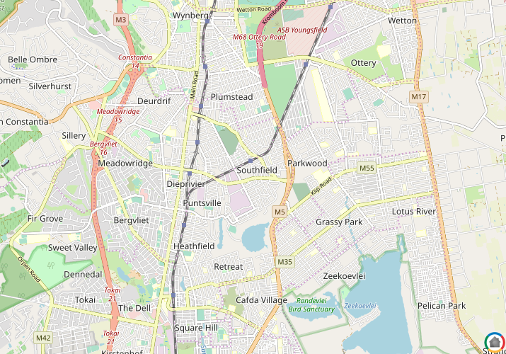 Map location of Southfield
